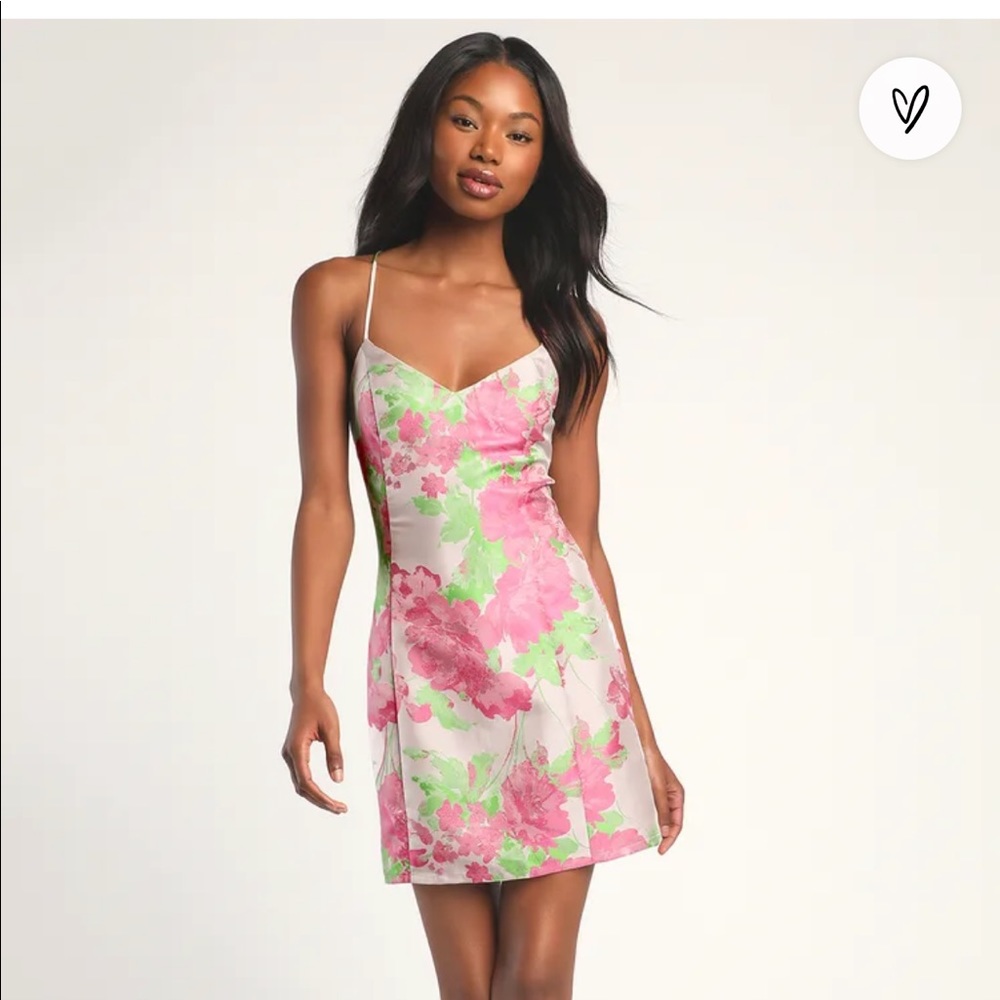 Floral dress from Lulu’s